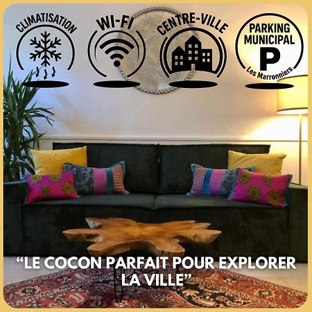 Ulysse, Appartement Spacieux Au Centre Historique D'Uzes En Rez-De-Chaussee Avec Exterieur, Proche Parking Des Marroniers Extérieur photo