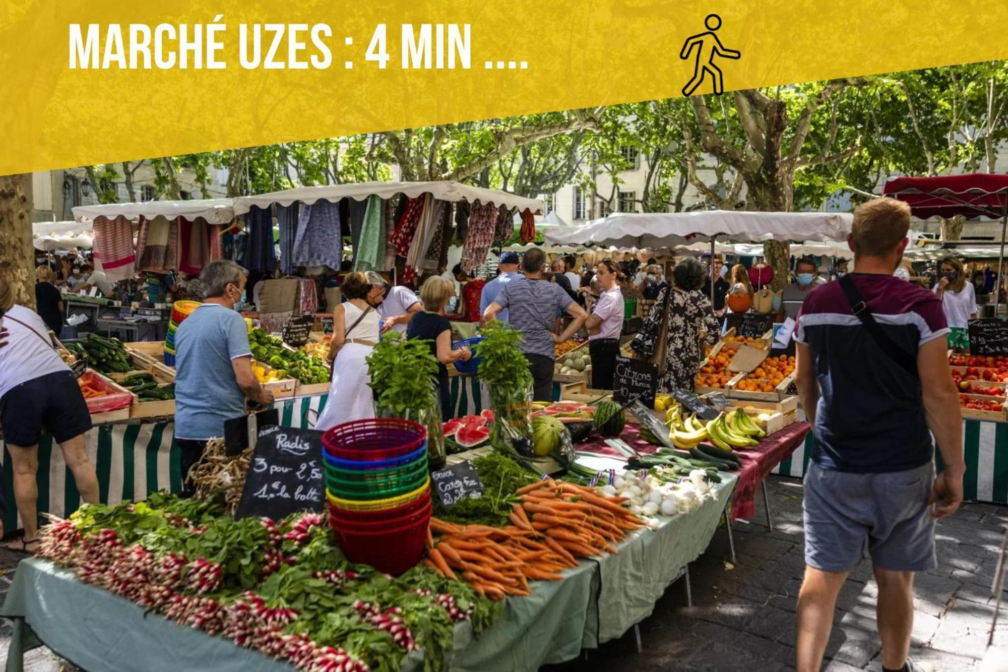 Ulysse, Appartement Spacieux Au Centre Historique D'Uzes En Rez-De-Chaussee Avec Exterieur, Proche Parking Des Marroniers Extérieur photo