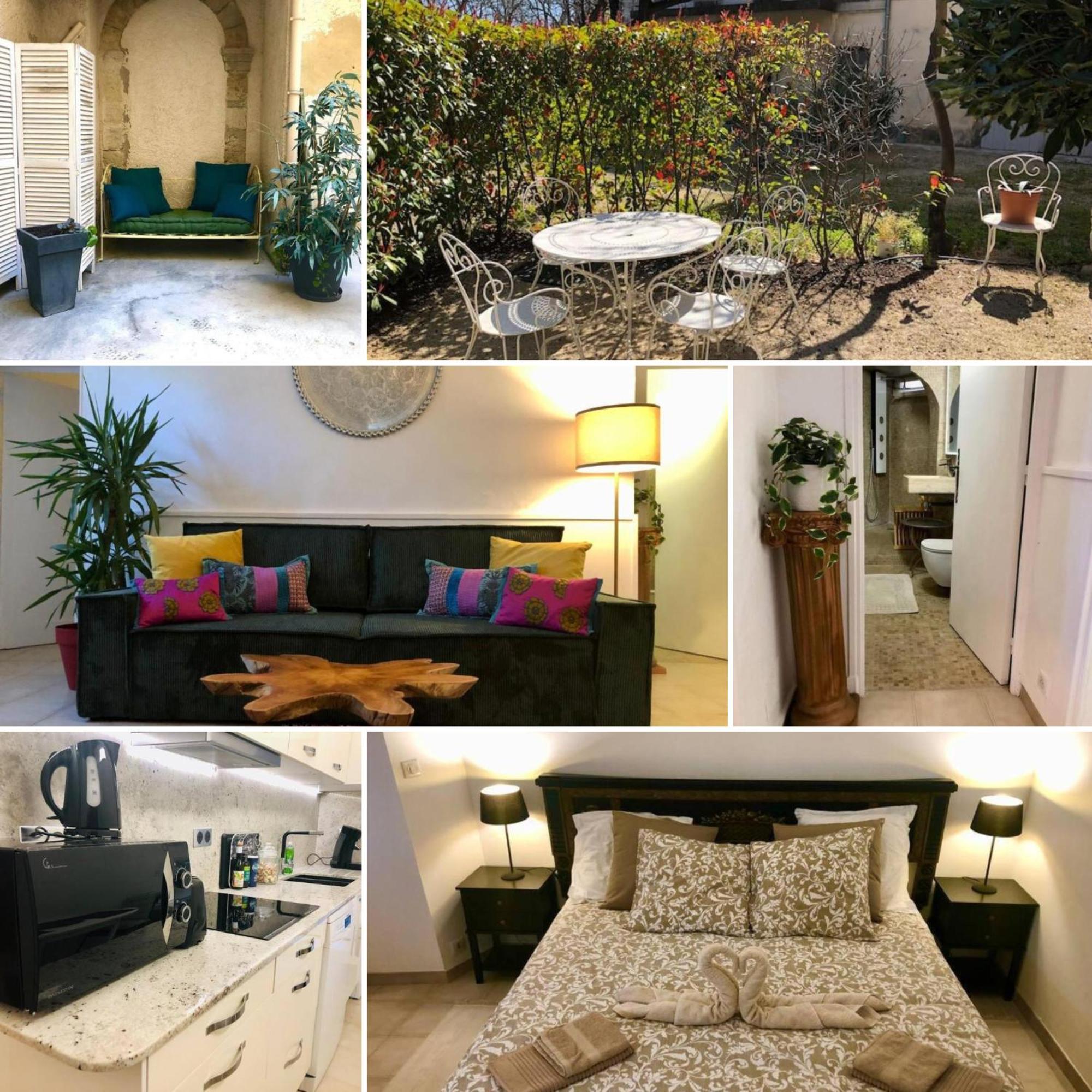 Ulysse, Appartement Spacieux Au Centre Historique D'Uzes En Rez-De-Chaussee Avec Exterieur, Proche Parking Des Marroniers Extérieur photo
